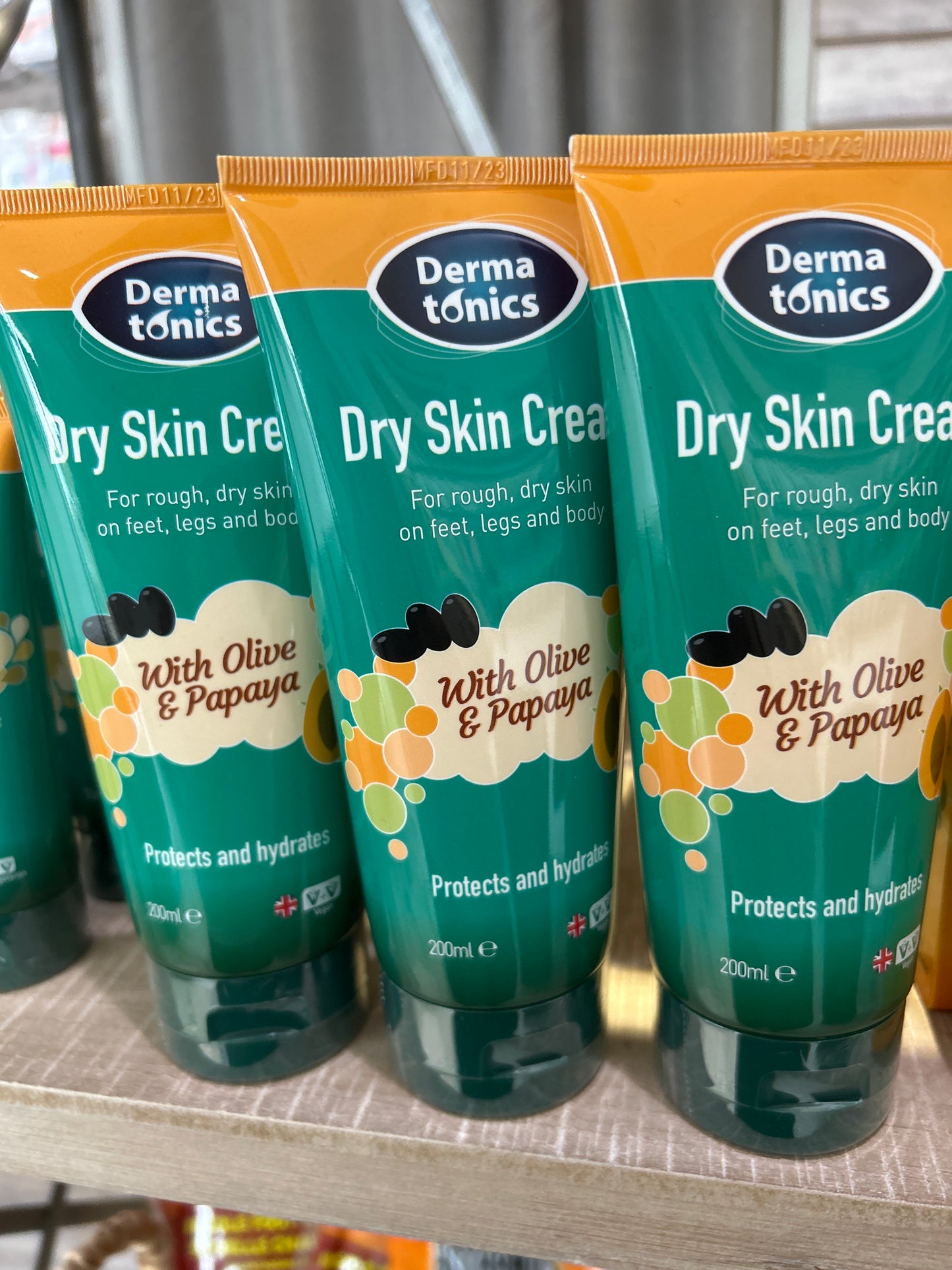 Dermatonics - Dry Skin Cream with Olive and Papaya 200ml