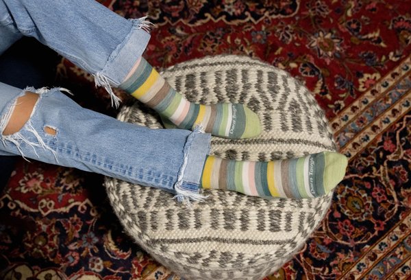 Darn Tough-Women's Mystic Stripe Crew Lightweight Lifestyle Socks