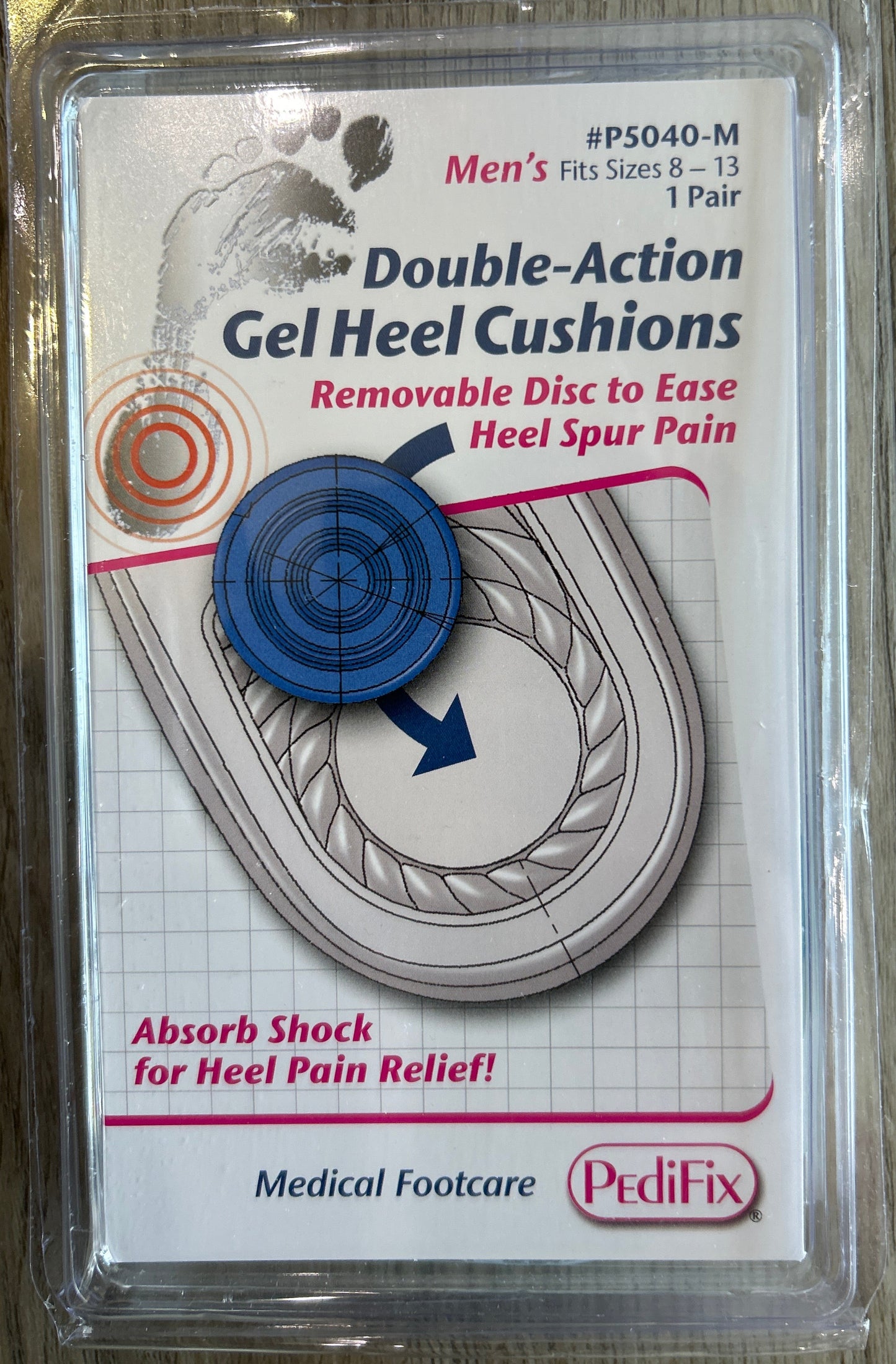 PediFix Double-Action Gel Heel Cushion