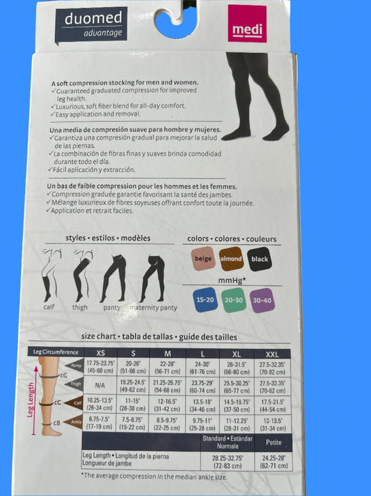 Medi - Duomed Compression Stocking Thigh High 15-20mmHg