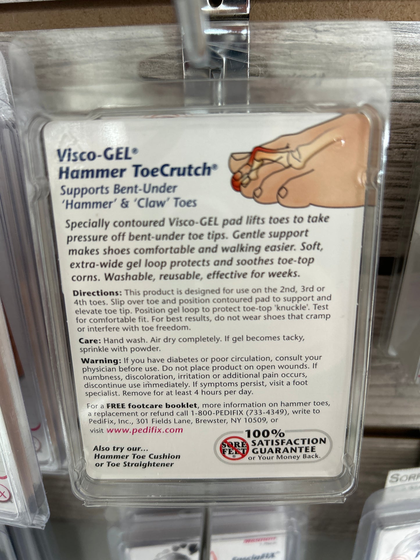 PediFix - Visco-Gel Hammer ToeCrutch