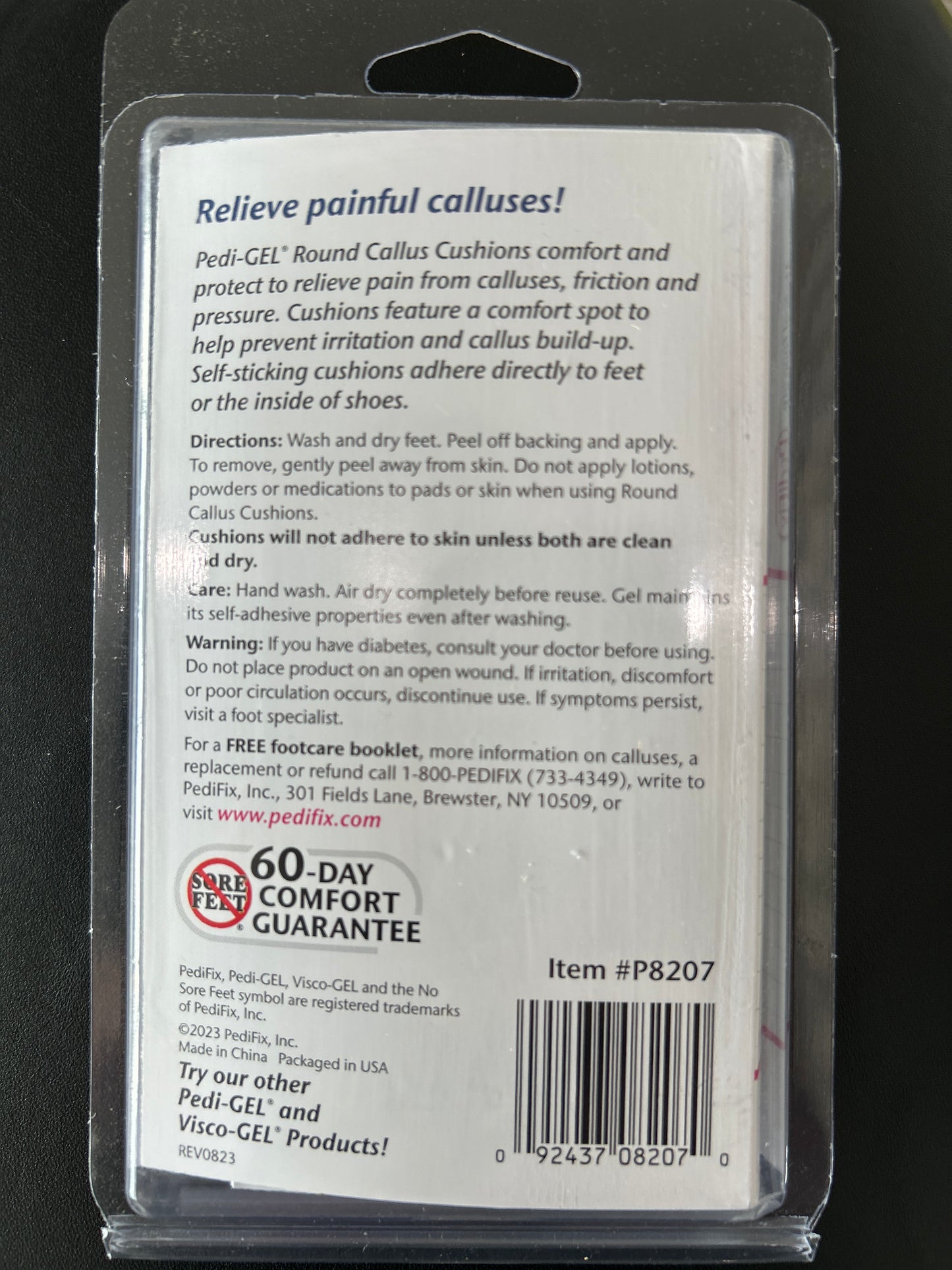 PediFix Pedi-Gel Round Callus Cushion