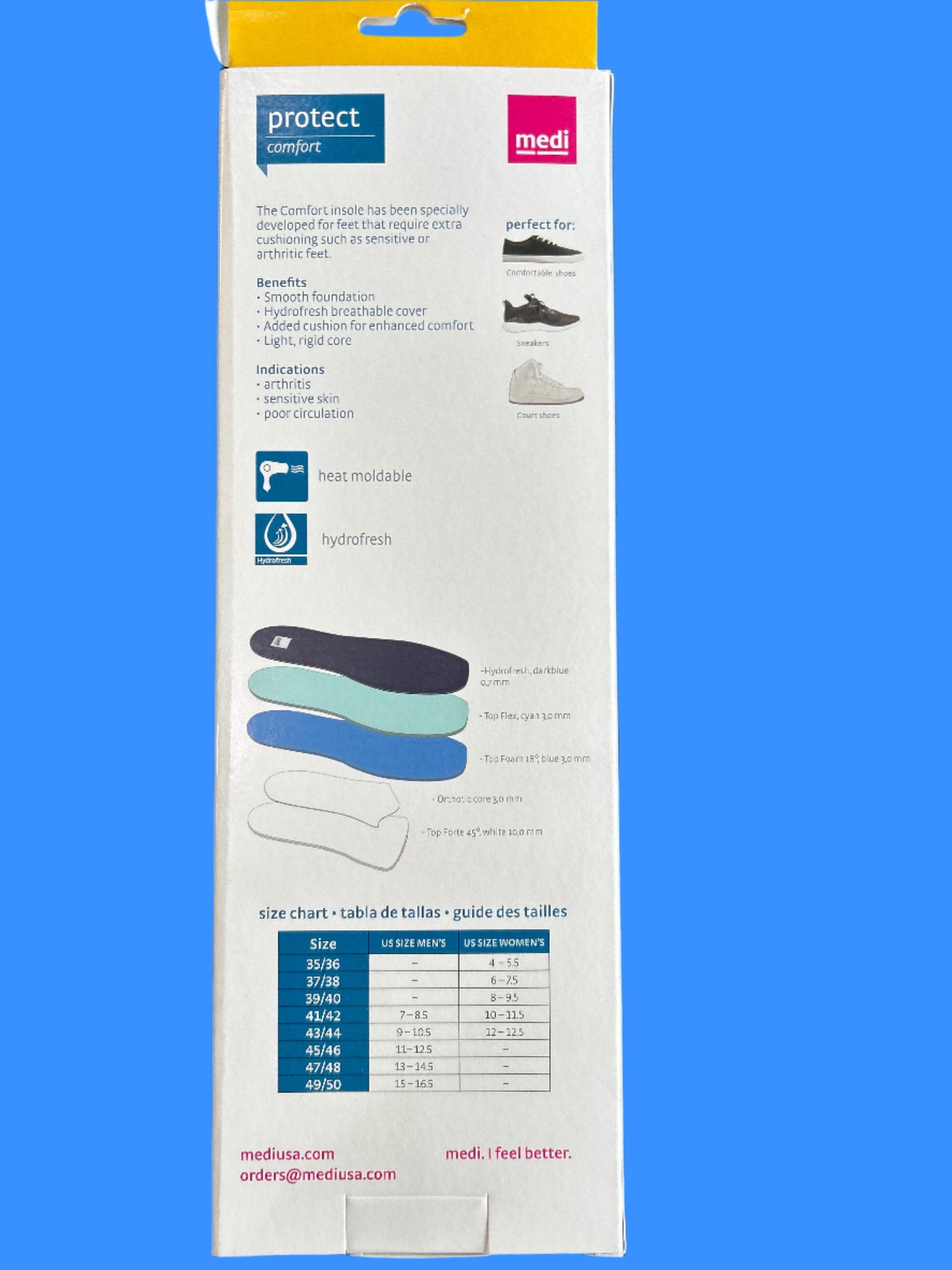 Medi Insoles - Protect Series 'Comfort' Insoles