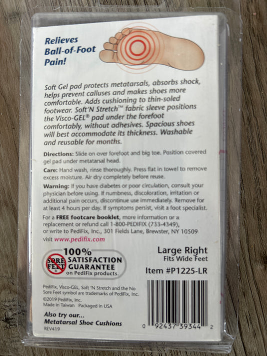 PediFix - Visco-Gel Ball-of-Foot Protection Sleeve