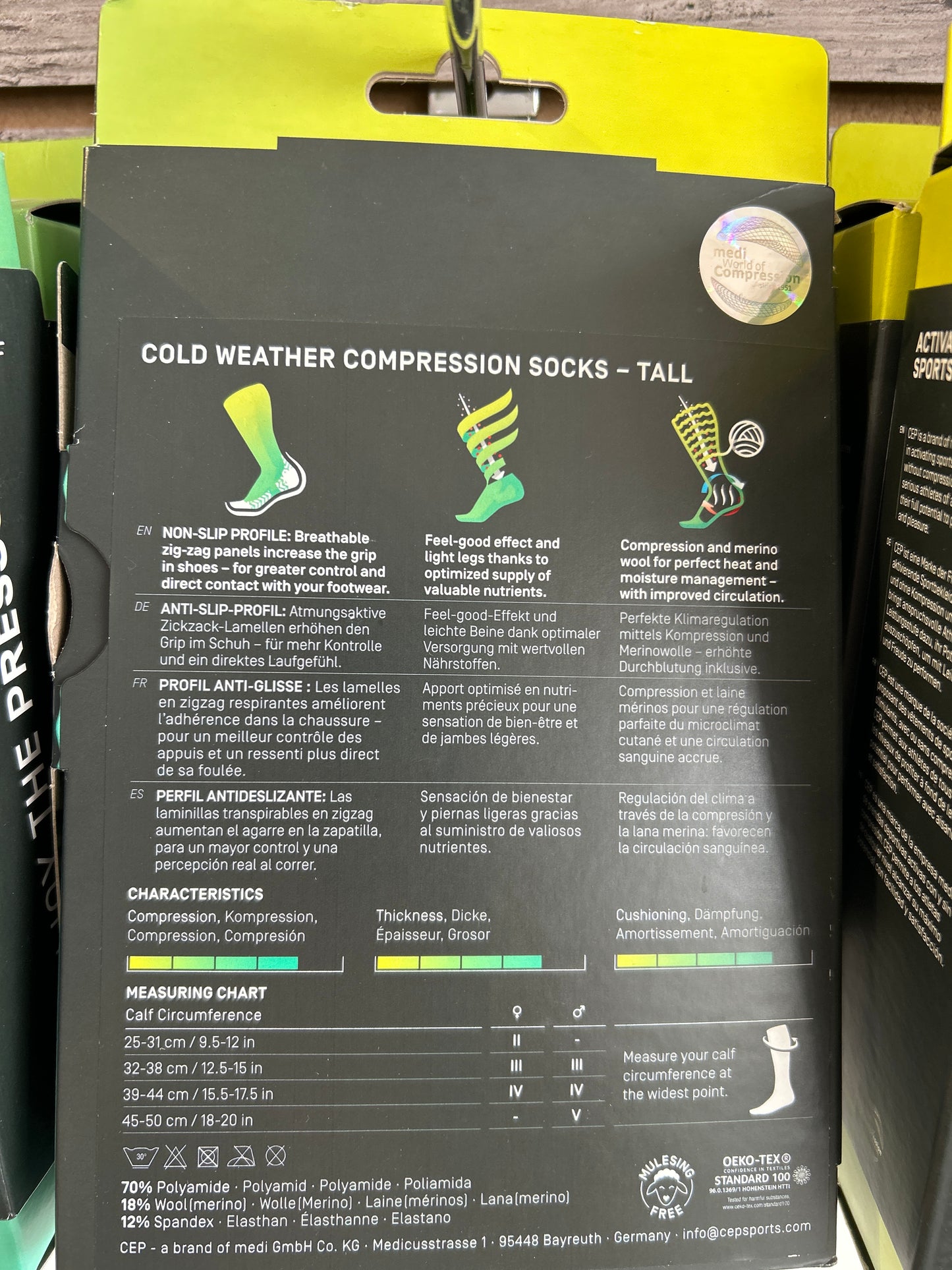 CEP Cold Weather Compression Socks - Men's