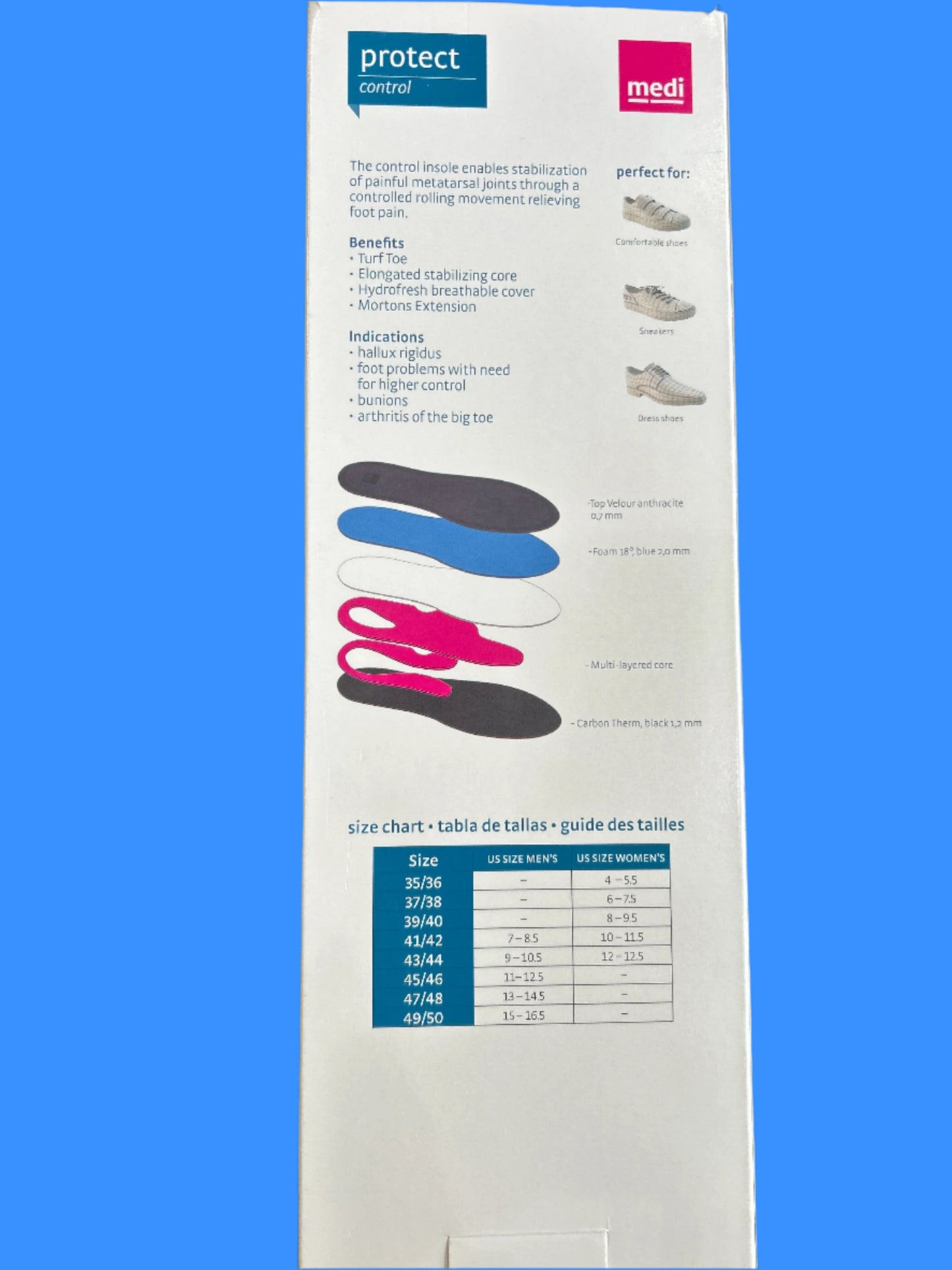 Medi Insoles - Protect Series 'Control' Insoles