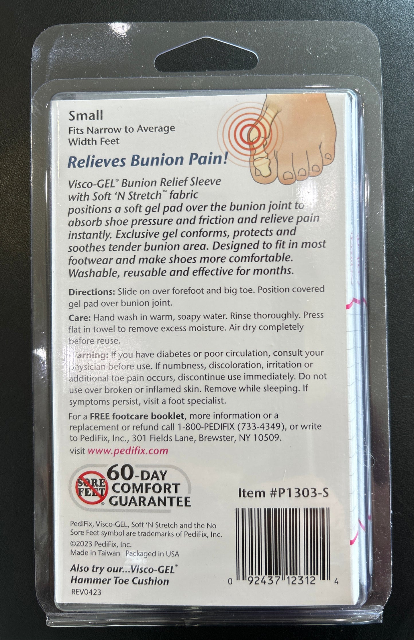 PediFix - Visco-Gel Bunion Relief Sleeve