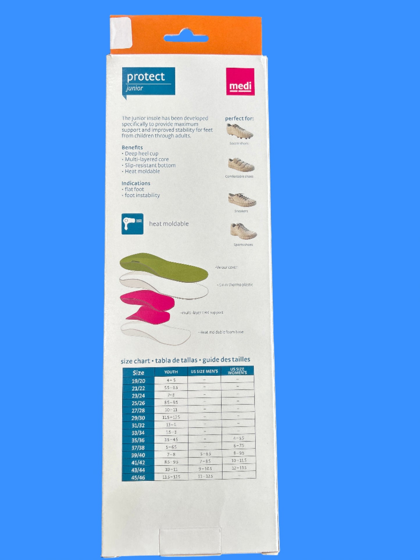 Medi Insoles - Protect Series 'Junior' Insoles