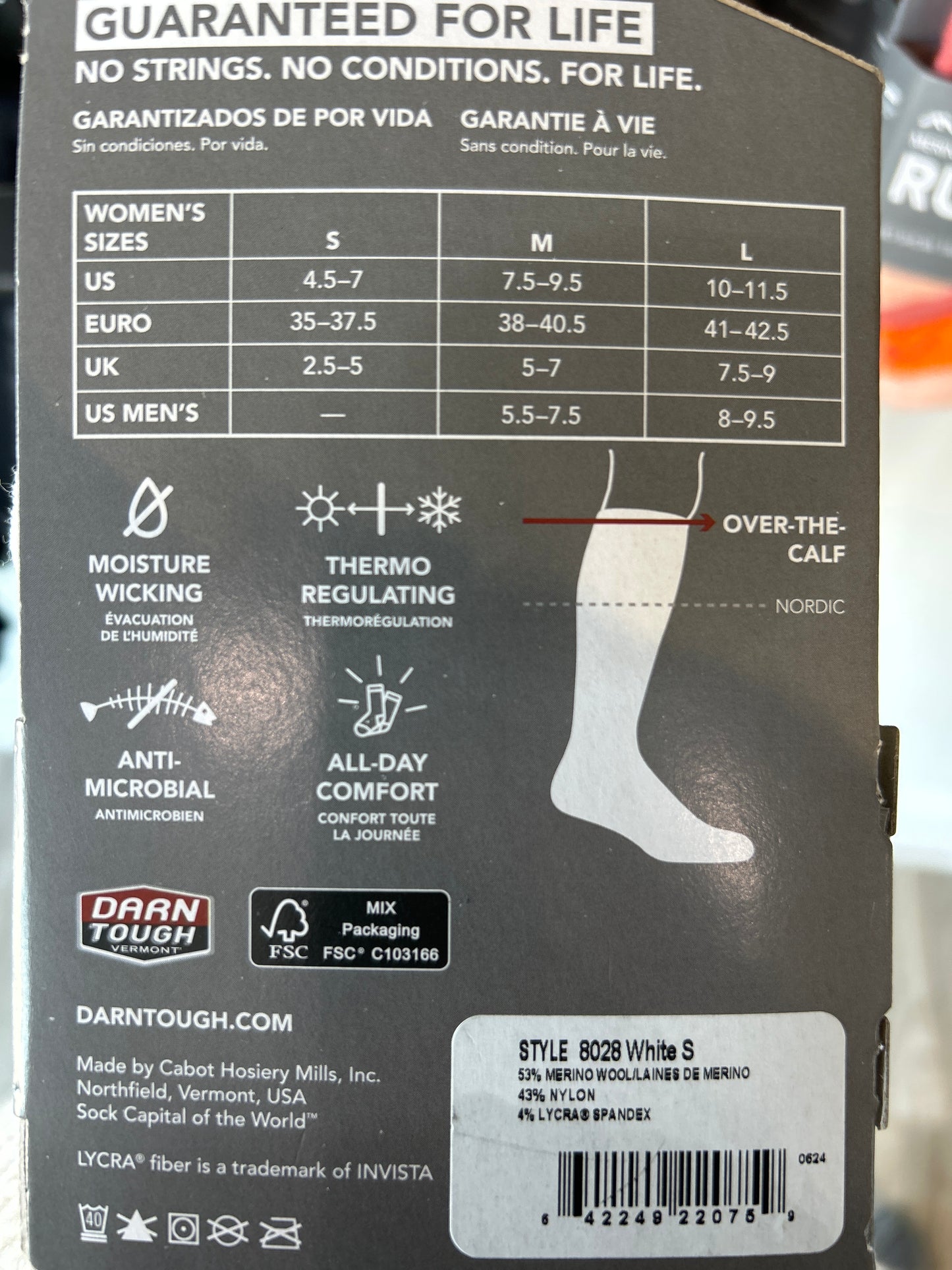 Darn Tough - Men's Snow Over-The-Calf Socks (Midweight)