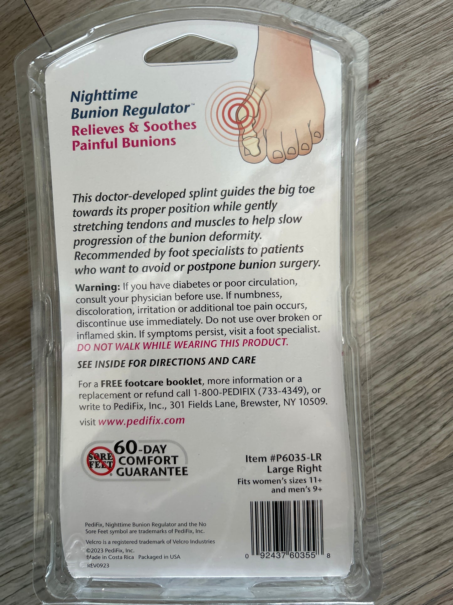 PediFix - Nightime Bunion Regulator