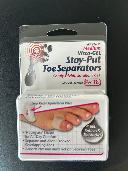 PediFix - Visco-Gel Stay-Put Toe Separators