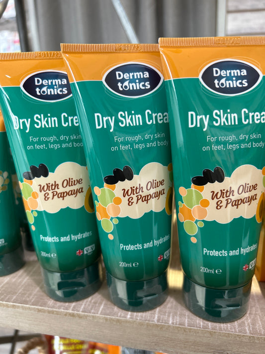 Dermatonics - Dry Skin Cream with Olive and Papaya 200ml