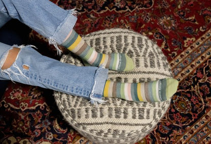 Darn Tough-Women's Mystic Stripe Crew Lightweight Lifestyle Socks