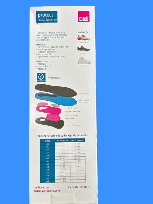 Medi Insoles - Protect Series 'Plantar Fasciitis Pro' Insoles
