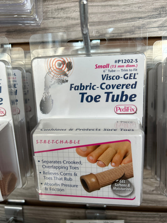 PediFix Visco-Gel Fabric Covered Toe Tube