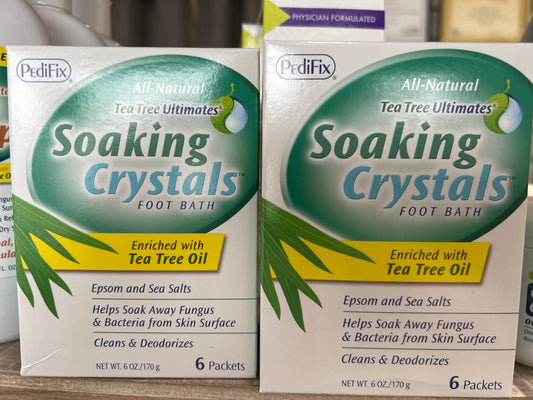 PediFix Soaking Crystals Foot Bath with Tea Tree Oil