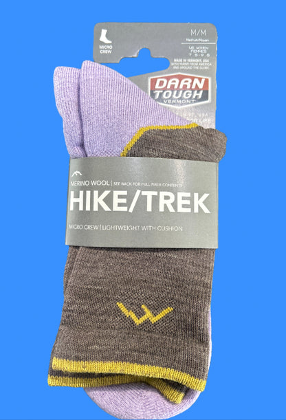 Darn Tough - Women's Hike/Trek Micro Crew Socks (Lightweight)