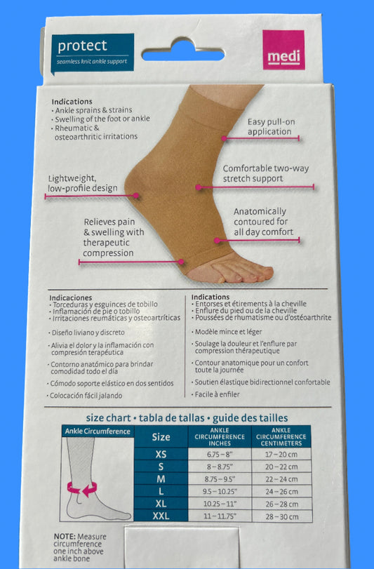 Medi - Protect Seamless Knit Ankle Support & Brace