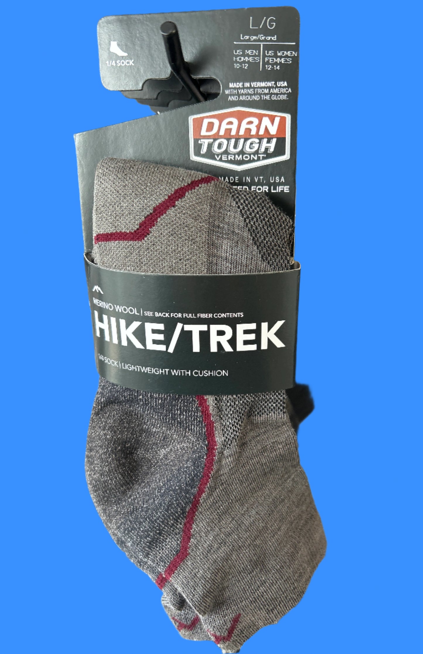 Darn Tough - Men's Hike/Trek 1/4 Sock (Lightweight)