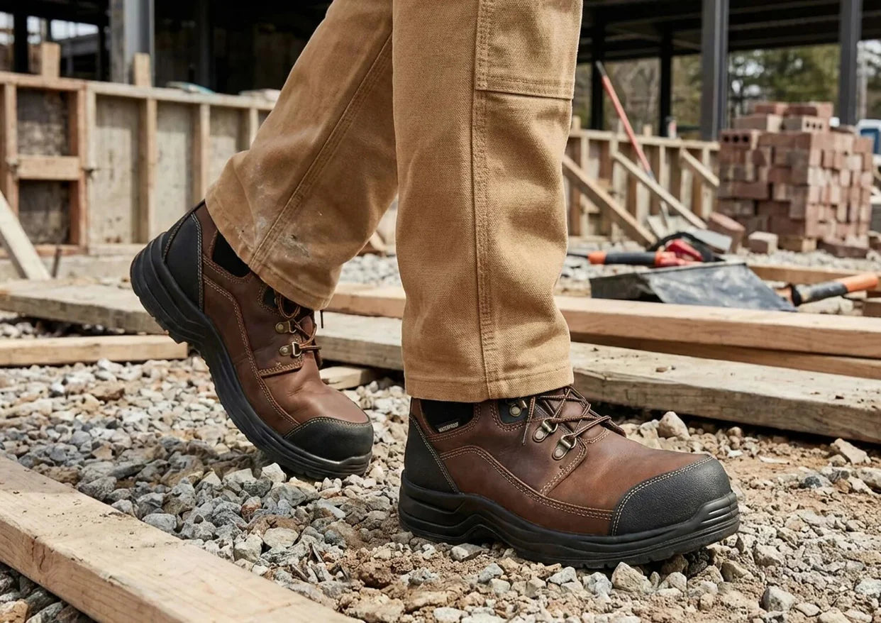 Orthofeet-Graphite Hands-Free Work Boots