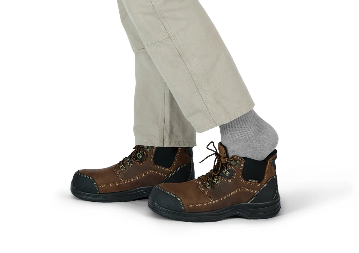 Orthofeet-Graphite Hands-Free Work Boots