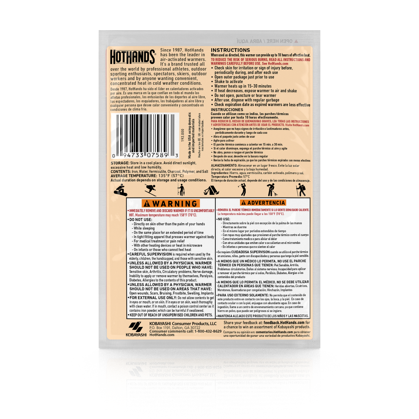 Toe Warmers Big Foot